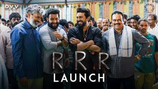 RRR Launch Video  NTR Ram Charan  SS Rajamouli [upl. by Yorgo]