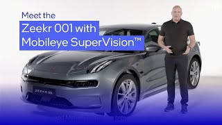 CloseUp Look Mobileye SuperVision™ in the Zeekr 001 [upl. by Nilved]