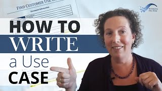 How to Write a Use Case [upl. by Beutner]