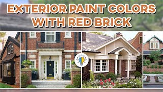 Exterior Paint Colors with Red Brick [upl. by Pedrotti]