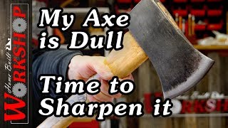 How to Sharpen an Axe Its Easy [upl. by Witty288]