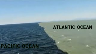 Atlantic And Pacific Ocean Meeting Point  Pacific Meets Atlantic Ocean [upl. by Leggat992]