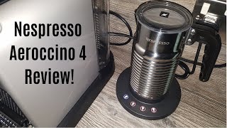 Nespresso Aeroccino 4 Milk Frother Review  Worth upgrading from the Aeroccino 3 [upl. by Margalit]