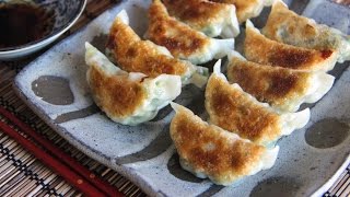 Shrimp Gyoza Recipe  Japanese Cooking 101 [upl. by Justinn944]