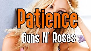 Patience KARAOKE  Guns N Roses [upl. by Susannah]