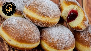 Berliner  Krapfen  Kreppel  Pfannkuchen selber machen [upl. by Oiretule]