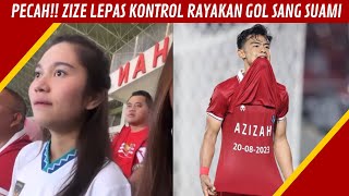 DETIK” ZIZE KEGIRANGAN BAPER SELEBRASI ARHAN PRATAMA BIKIN GOL [upl. by Oneladgam307]