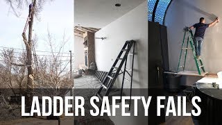 50 of the Most Extreme Ladder Safety Fails  Volume 1 [upl. by Annoeik]