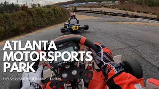 POV ROK Shifter Atlanta Motorsports Park Pre Final Onboard [upl. by Paloma]