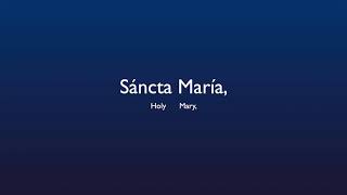 Ave Maria Latin Pronunciation [upl. by Rentsch800]