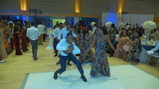 Amazing Congolese Wedding Entrance Dance [upl. by Kcirddet]