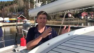 How to install running backstays on a sailing boat [upl. by Nac]