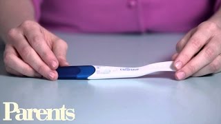 How to Take a Clear Blue Pregnancy Test  Parents [upl. by Demmy]