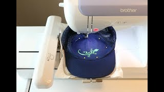 How To Machine Embroider a Hat [upl. by Ja]