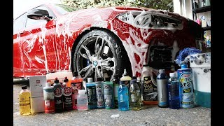 The Best Car Soap Shampoo  20 product shootout [upl. by Sliwa681]