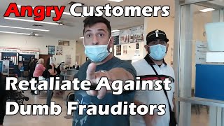 Angry Customers Retaliate Against Dumb Frauditors [upl. by Alacim795]