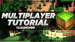 How to play Multiplayer on Minecraft Tlauncher  Easy  2020 [upl. by Dincolo]