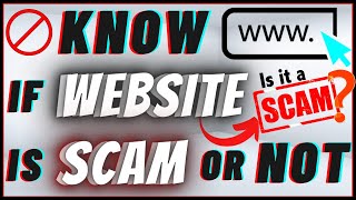 How To Know If A Website Is A Scam Or Not  Is it Legit or Fake [upl. by Anhpad]