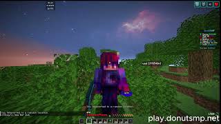 B2B BASES DONUT SMP base raids ep 1 [upl. by Ellenwahs]