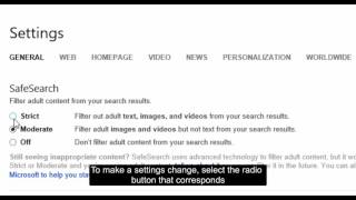 Bing Search Settings [upl. by Tolland104]