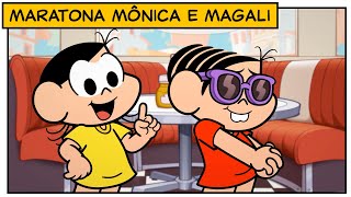 Maratona Mônica Magali  Turma da Mônica [upl. by Gwendolen322]