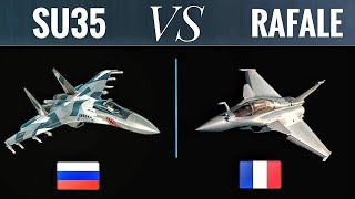 Sukhoi SU35 VS Dassault Rafale [upl. by Berg]