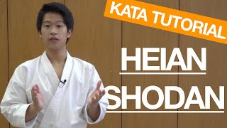 【FULL TUTORIAL】HEIAN SHODAN KATA [upl. by Ahsienak]