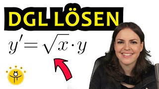 Differentialgleichung lösen – DGL 1 Ordnung Anfangswertproblem Trennung der Variablen [upl. by Dominik936]