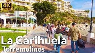 4K Walking Tour of La Carihuela Torremolinos Spain January 2022 [upl. by Palmira]