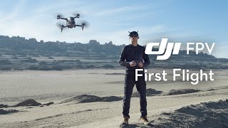 DJI FPV  First Flight and Beginners Guide  Start Flying a DJI FPV [upl. by Dosh735]