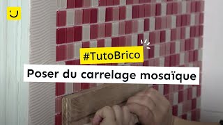 TUTO Poser du carrelage mosaïque [upl. by Lidah604]