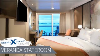 Celebrity Summit  Veranda Stateroom Full Walkthrough Tour amp Review 4K [upl. by Ammadis]