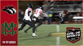 OFFICIAL HIGHLIGHTS  Salesian at Moreau Catholic Football [upl. by Nahsrad]