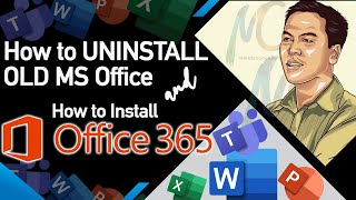 How to Uninstall OLD ms Office  Install O365 latest version [upl. by Ellon480]