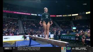 Katelyn Ohashi on Beam at the Aurora Games 2019 [upl. by Nylodnew]