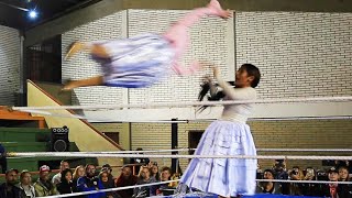 Cholita Wrestling in La Paz Bolivia [upl. by Dalury]