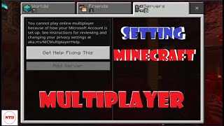 Setting Minecraft Multiplayer akamsMcMultiplayerHelp [upl. by Brinn]