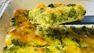 Crustless Broccoli Quiche Recipe  keto Recipe [upl. by Aihsema]