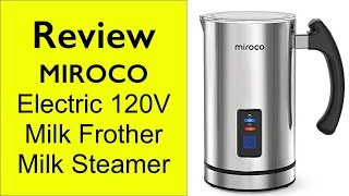 Review Miroco Milk Frother  How to make froth milk at home [upl. by Roze482]