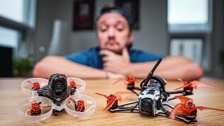 LowBudget FPV Drones that Dont Suck Mobula 6 HD  Tinyhawk 2 Freestyle Review [upl. by Atileda]