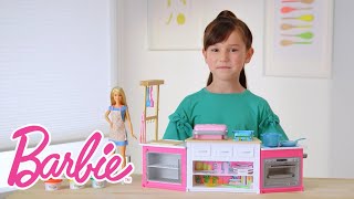 Barbie  Barbie® Ultimate Kitchen Demo [upl. by Madelon745]