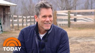 Kevin Bacon Talks About His TV Show Wife Kyra Sedgwick And Their Goats  TODAY [upl. by Cleavland]