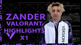 Zander Valorant Highlights x1 [upl. by Arlette]