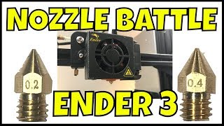 Creality Ender 3  3D Print Fine Detail Using Smaller Nozzle [upl. by Ojiram776]