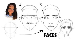 How to Draw Faces beginner friendly [upl. by Alonso607]