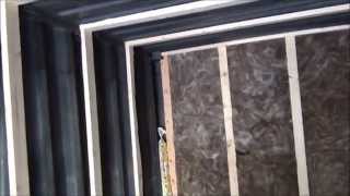 Framing a 20 shipping container Insulating amp finishing [upl. by Nwahsav]