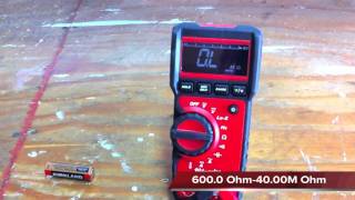 Milwaukee Digital Multimeter 221720  Review  Tools In action [upl. by Nwahsram697]