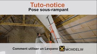 Comment poser des plaques sous rampant avec un Levpano Mondelin [upl. by Anirres]