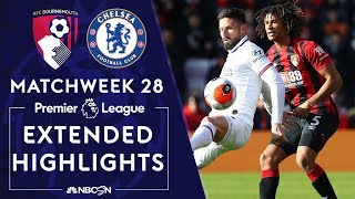 Bournemouth v Chelsea  PREMIER LEAGUE HIGHLIGHTS  2292020  NBC Sports [upl. by Marlena]