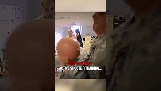 Military base active shooter scenario training‼️🤯 military army combat war [upl. by Arval]